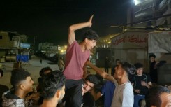 Gazans celebrate in Khan Yunis following Hamas-Israel deal