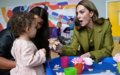 In a visit to a charity in Oxford, southern England, Princess Catherine spoke to volunteers and families about the importance of connection