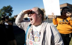 Kate Madrigal said she came to protest at a US Immigration and Customs Enforcement facility in Broadview, Illinois to 'put some action behind the words and the anger that I have' over President Donald Trump's crackdown on migrants