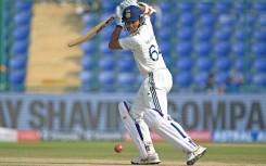 India's Yashasvi Jaiswal plays a shot during the second day of the second Test