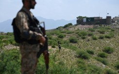 Pakistani troops patrol along the border. Militancy has surged in the border province of Khyber Pakhtunkhwa, with most attacks directed at security forces
