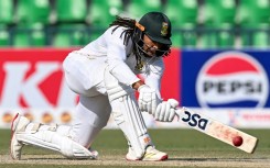 South Africa's Tony de Zorzi was 81 not out on day two of the first Test against Pakistan in Lahore