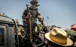 Joyful people flooded the square in the Madagascar capital ahead of an address by the president who has faced weeks of angry protests