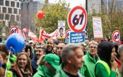 Protesters are outraged at plans to raise the retirement age