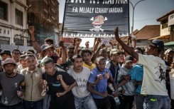 Demonstrators have demanded President Andry Rajoelina step down