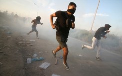 Police have at times used tear gas to disperse the protests against the plant