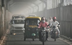 Toxic air blanketed India's capital after fireworks set off for the Hindu festival of Diwali worsened air pollution