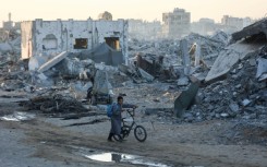 The war has devastated much of the Gaza Strip