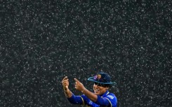 Sri Lanka captain Chamari Athapaththu in the Colombo rain