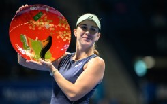 Switzerland's Belinda Bencic beat the Czech Republic's Linda Noskova to win the Pan Pacific Open in Tokyo