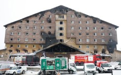 Fire swept through the Grand Kartal Hotel in the northern mountain resort of Kartalkaya on January 21, killing 78 people and injuring 137