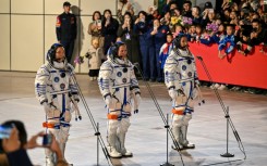 Chinese astronauts readied to depart for the country's space station, including China's youngest astronaut Wu Fei, aboard the Shenzhou-21 spaceship due to blast off from the Jiuquan Satellite Launch Centre in the Gobi Desert