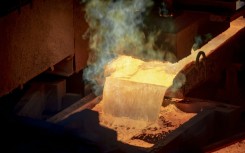 Copper being refined in a Montreal, Canada in 2025