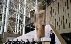 The museum is home to more than 100,000 artefacts, including an 83-tonne statue of Ramses II