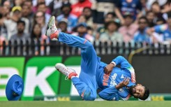 Shreyas Iyer injured himself taking this catch at the Sydney Cricket Ground