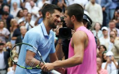 Carlos Alcaraz (R) and Novak Djokovic (L) have been drawn together in the Jimmy Connors Group at the ATP Finals
