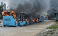 Violent protests broke out across the east African country on election day