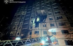 A Russian attack hit Ukraine, killing two people