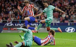 Atletico Madrid forward Antoine Griezmann came off the bench and scored twice as his side beat Levante