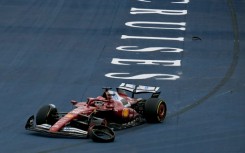Charles Leclerc nurses his damaged Ferrari back to the pits in Brazil