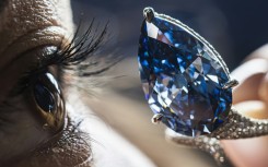 The Mellon Blue is a brilliant-cut stone graded as internally flawless