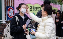 More than 550,000 students registered for the exam, though turnout is typically slightly lower