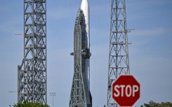 Amazon founder Jeff Bezos's Blue Origin is among the private companies in the space race