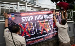 Indonesian authorities say they have taken down more than 5.7 million pieces of gambling-related online content over the past eight years