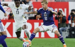 World Cup qualifiers Japan and Ghana met in a friendly in Toyota on Friday