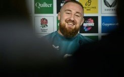 England prop Joe Heyes takes part in a pre-match press conference ahead of an Autumn Nations Series international against New Zealand at Twickenham
