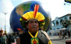 The demonstration stopped a few blocks from the COP30 venue