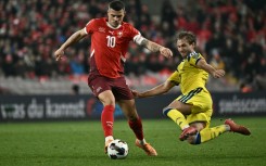 Granit Xhaka scored a penalty as Switzerland all but secured their spot in the finals