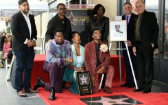 The late Chadwick Boseman was honored in Hollywood with a star on the Walk of Fame
