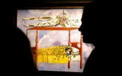 Auction house Sotheby's says Mexican artist Frida Kahlo's "El Sueno (La cama)" has sold for $54.6 million, a new record for a woman's painting