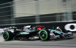 Mercedes' British driver George Russell was quickest in the final practice before qualifying for the Las Vegas Grand Prix