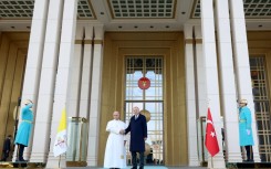 Pope Leo XIV met Turkey's President Recep Tayyip Erdogan on the first overseas trip of his papacy
