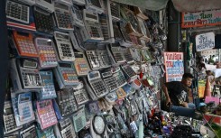 Calculators are more affordable than phones, and run on batteries and solar power