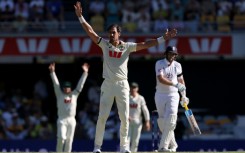 Australia’s Mitchell Starc at the Gabba on Thursday
