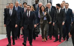 A United Nations Security Council delegation pledged the international community's support for Syria days before the anniversary of Bashar al-Assad's ousting