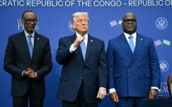 Donald Trump says the peace deal means 'everybody's going to make a lot of money' -- but Rwanda's Paul Kagame and DR Congo's Felix Tshisekedi didn't shake on it