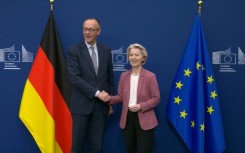 German Chancellor visits Brussels to discuss the issue of frozen Russian assets