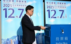 Hong Kong leader John Lee urged the public to head to the polls