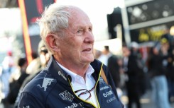 Helmut Marko at the Las Vegas Grand Prix last month