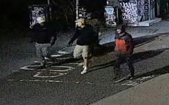 Police released security camera footage of suspects in the break-in