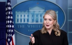 White House Press Secretary Karoline Leavitt speaks during a news conference in Washington, DC on December 11, 2025