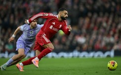 Liverpool forward Mohamed Salah came off the substitutes' bench against Brighton