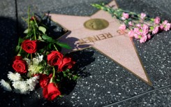 Fans have laid flowers on Rob Reiner's star on the Hollywood Walk of Fame