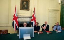 Chief of the Defence Staff Richard Knighton (R) took up his role in September