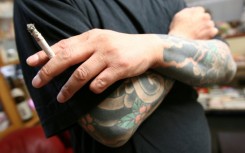 A retired Japanese yakuza crime boss. Fingers are often cut off as punishments or to ritually apologise for mistakes