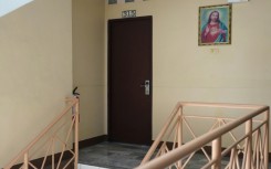 This photo taken on December 18, 2025 shows the door to the room at GV Hotel in Davao City, on the Philippines' southern island of Mindanao, where father-and-son duo Sajid and Naveed Akram stayed during their visit in November, before they allegedly killed 15 people on Bondi Beach in Australia